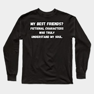 Friends Between Pages Long Sleeve T-Shirt